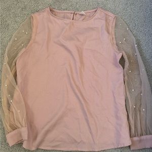 Small pink pearl shirt